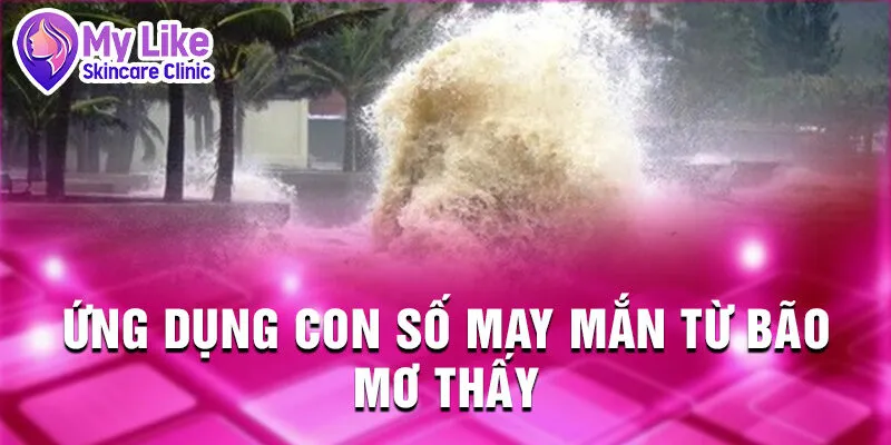 Nằm Mơ Thấy Cơn Bão: Thông Điệp Bí Ẩn Đằng Sau 3 Ứng dụng con số may mắn từ bão mơ thấy